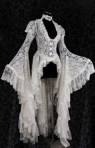 Lace irregular hem - lace,