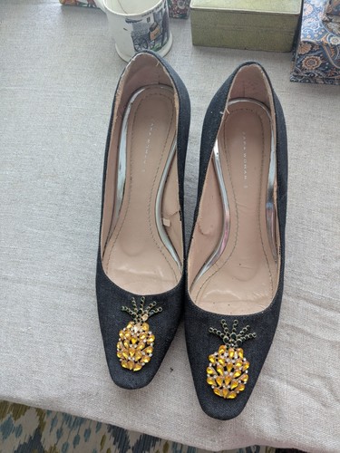 Zara pumps pineapple denim - pumps, s