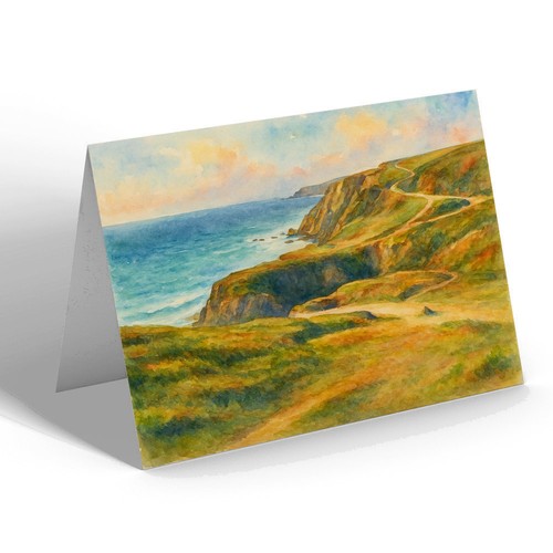 Greeting card widemouth bay - card,