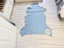 PALE BLUE BOOKBINDING LEATHER GOATSKIN  0.9 mm GOOD QUALITY 