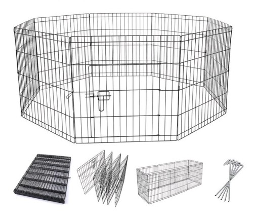 Easipet metal dog run with - dog,