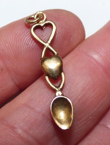 Vintage 9ct gold welsh love - 9ct,