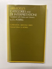 Aristotle's Categories and De