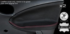 RED STITCH 2X FRONT DOOR CARD
