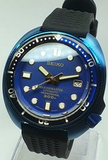 Blue PVD Captain Willard Seiko NH35 mm300 Divers Watch. 