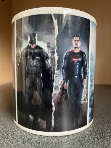 Mug batman superman collage - mug,