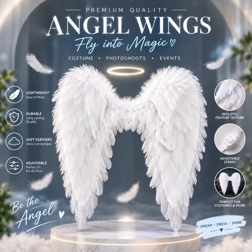 Large angel butterfly - large,