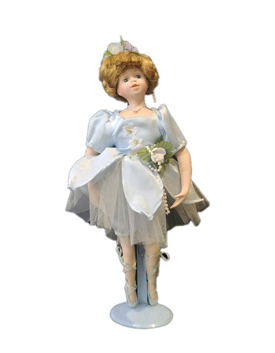 Vintage porcelain doll - porcelain,