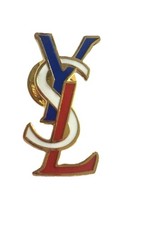 Designer Vintage YSL Logo Yves