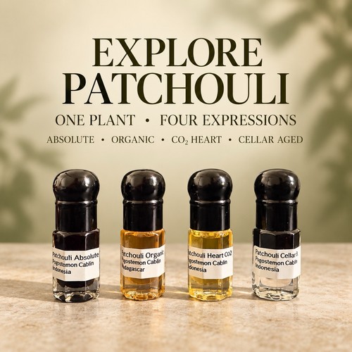 Patchouli oil collection 4x3ml - oil,