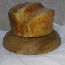 Wooden hat block millinery 