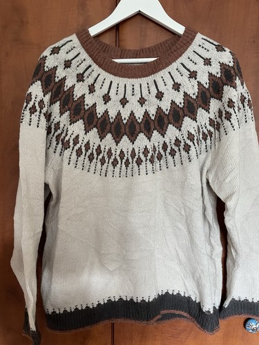 Vintage fair isle wool jumper - isle,