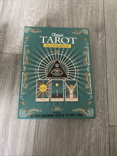 Tarot deck guidebook set teal - tarot,