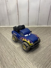 DISNEY CARS RADIATOR SPRINGS 500 BLUE BULLDOZER GRIT 4x4 BAJA OFFROAD TRUCK