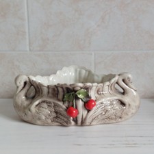 Vtg Bassano Swan Cherry