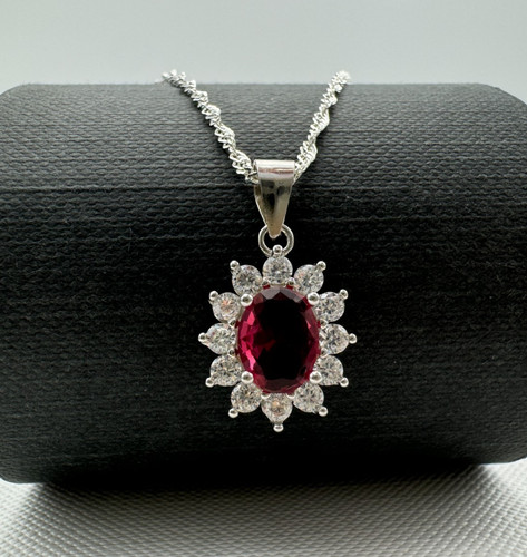 925 solid sterling silver red - solid,