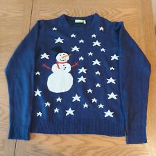 Avenue Snowman Christmas Jumper Ugly Sweater Merry Xmas Holiday Party Festive 11