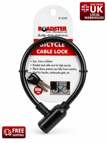 Roadster bicycle cable - bicycle, lock