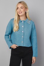 Wallis Teal Cardigan Womens