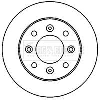 2x Front Rear Vented Brake