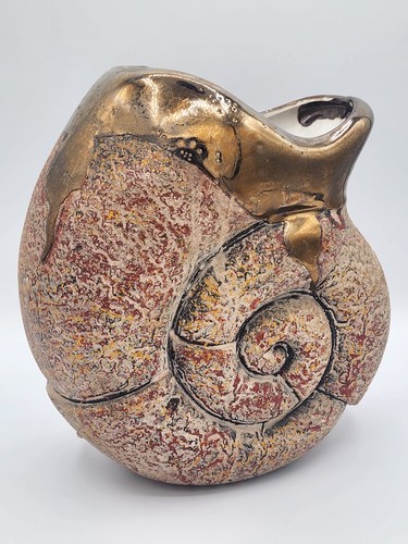 Nautilus snail shell vase - snail,
