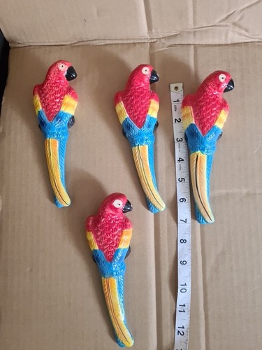 Four macaw parrots wall - four,