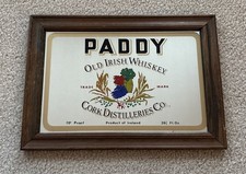 Paddy Old Irish Whisky Cork Distilleries Co Mirror