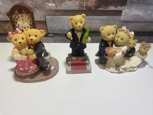 Avon ceramic teddy bear - avon,