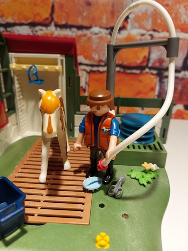 Playmobil horse cleaning - playmobil,