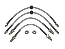 FIESTA MK3 RS TURBO XR2i RS1800 STAINLESS STEEL BRAKE LINES HOSES PIPES KIT OJ