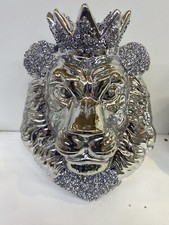 Silver Chrome Crushed Diamond
