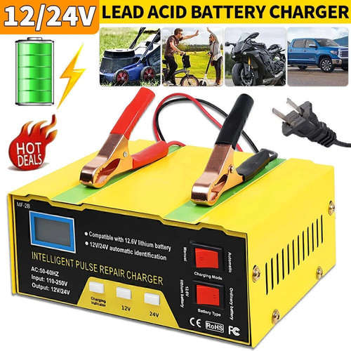 Car battery charger heavy - car,