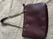 DKNY Burgundy Leather handbag