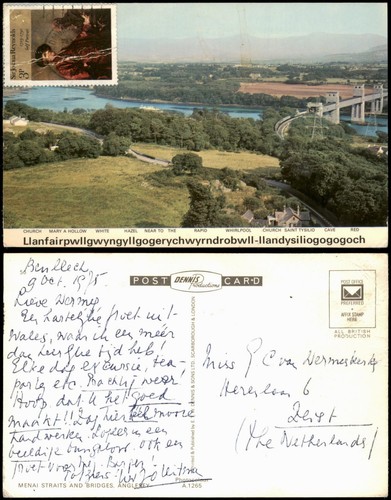 Postcard anglesey menai - postcard,