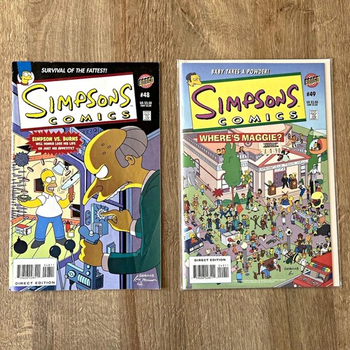 Bongo simpsons comics - comics, #48-49