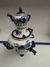 Vintage gzhel russisn - russisn, samovar