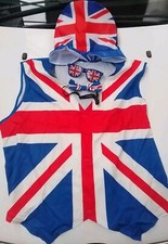 Patriotic Union Jack Great Britain Rule Britannia Fancy Dress Cosplay XXL (N)