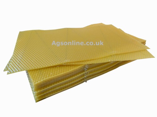 Beeswax foundation sheets - beeswax,