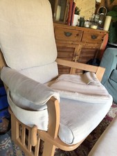 John Lewis Serene Glider Lock Nursing Chair - Natural