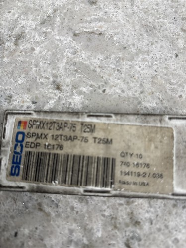 Seco indexable milling insert - seco,
