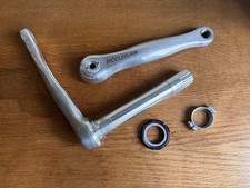 Middleburn RS8 X Type Cranks - 175 - Silver - for FAT BIKE with 100mm BB axle