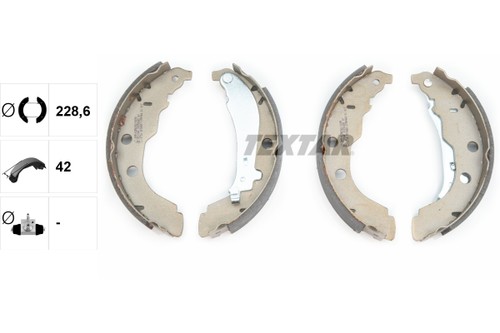 New brake shoe - set, for