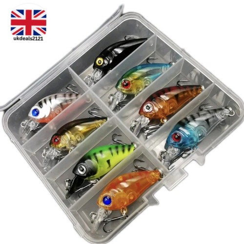 8pc fishing lure set - fishing,