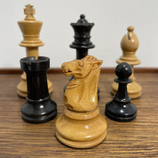 Antique Chess Set Hand Carved