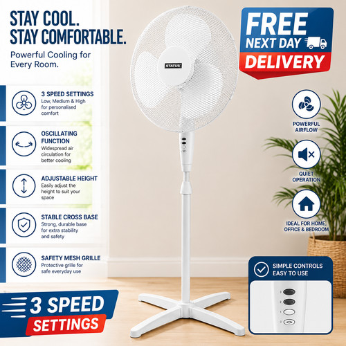 Standing pedestal fan 3 - standing,
