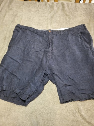 Men blue linen shorts size - men’s,