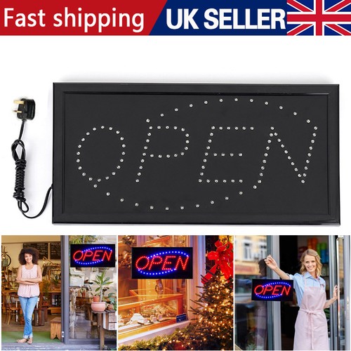 Led open sign flashing - sign,
