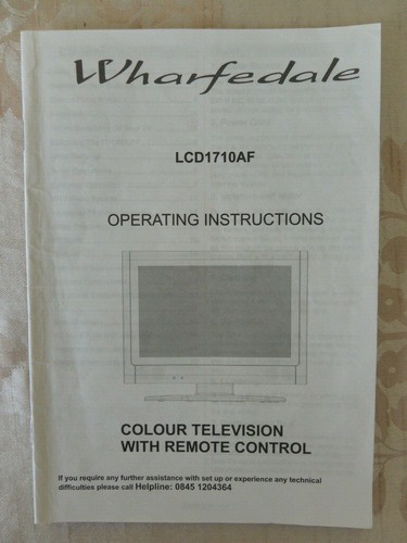 Instruction manual booklet - instruction,