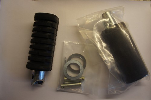 Front new footrests - new, footpegs