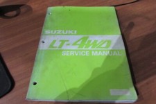 1986 SUZUKI LT-4WD LT4 ATV QUAD SERVICE MANUAL BOOKLET WR